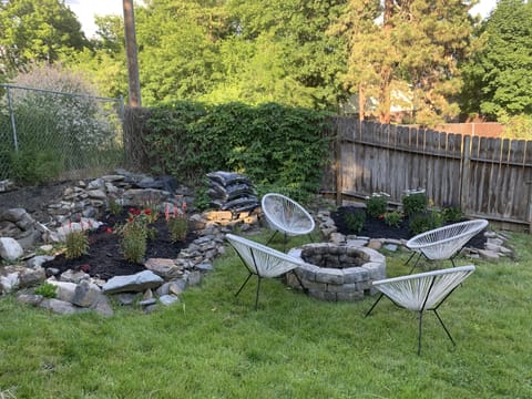 Roast smore’s at our fire pit.