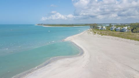 Beach nearby, beach umbrellas