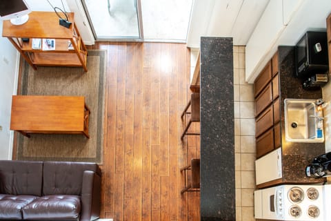 Living area from the loft