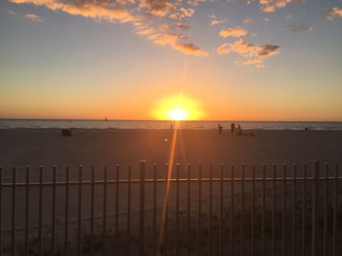 On the beach