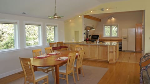 Great room dining area and kitchen