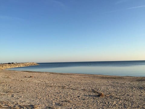 On the beach