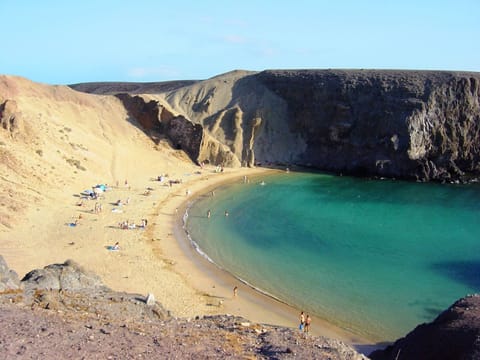 Sun loungers, beach towels