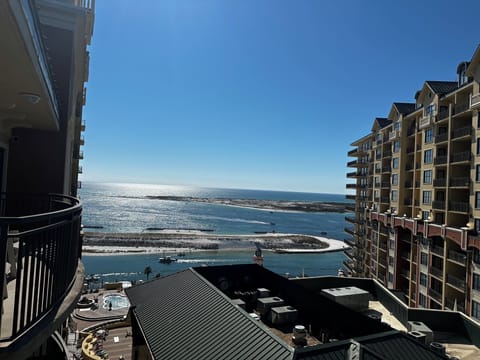 South view from large wrap around balcony. 2nd balcony in lower left of pic