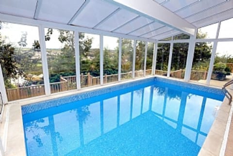 Indoor pool, a heated pool