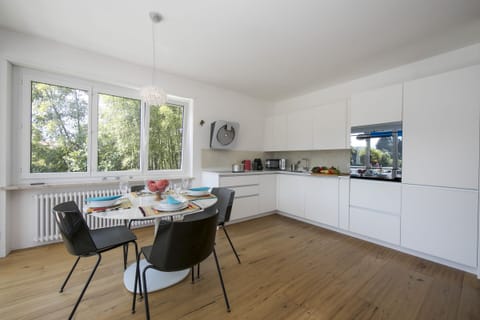 Kitchen and dining area