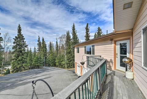 Enjoy a private,2nd-level deck entrance and serene forest/mountain surroundings.