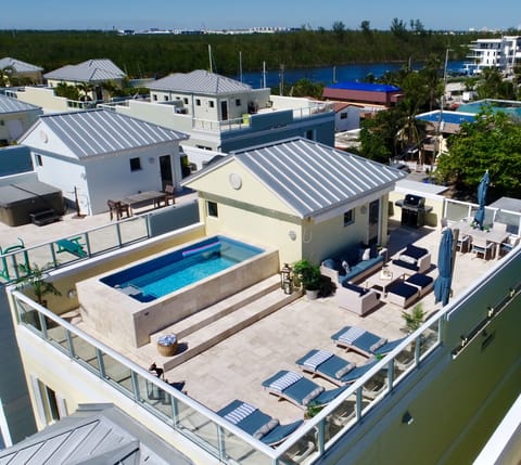 That is an overhead view of your rooftop oasis, with the intracoastal waterway