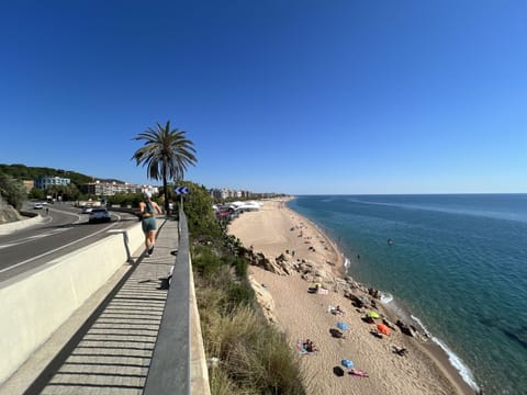 On the beach