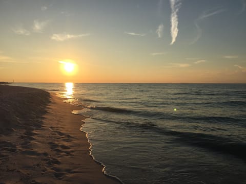 On the beach