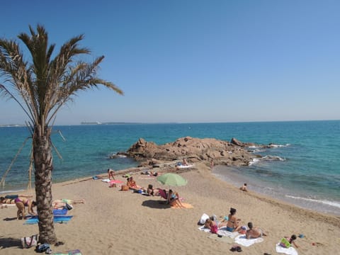 On the beach