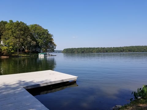 View from the dock