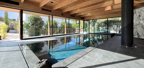 Indoor pool, a heated pool