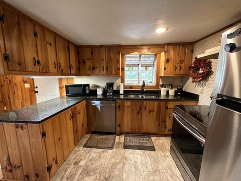 Kitchen Window Looking toward the creek
