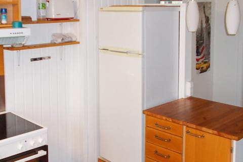 Fridge, stovetop, dishwasher, coffee/tea maker