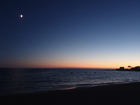 On the beach