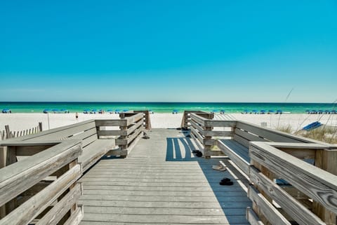 On the beach