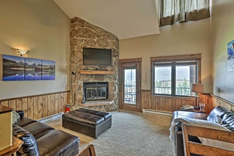 Granby Vacation Rental | 1BR | 2BA | 897 Sq Ft | Stairs to Access