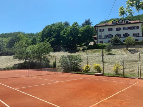 private tennis count on private property