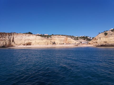 Beach nearby, sun loungers