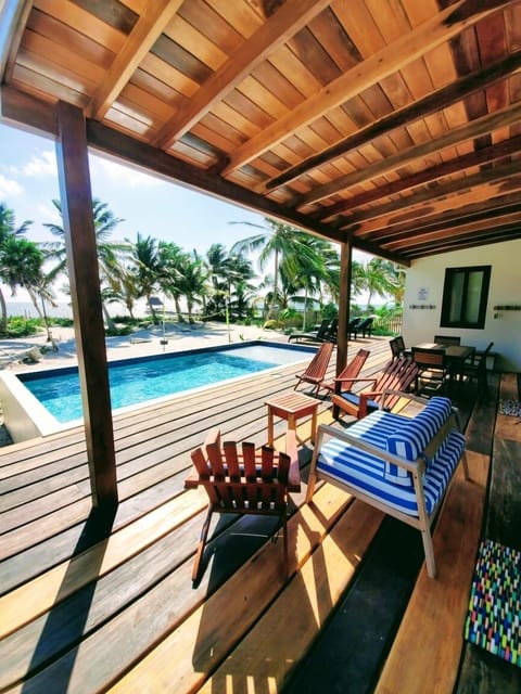 Outdoor pool, an infinity pool