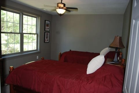 Guest bedroom #4 (on 2nd floor) has twin beds and LCD TV