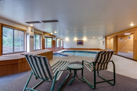 Indoor pool, a heated pool