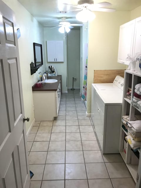 Main Bathroom / Laundry Room