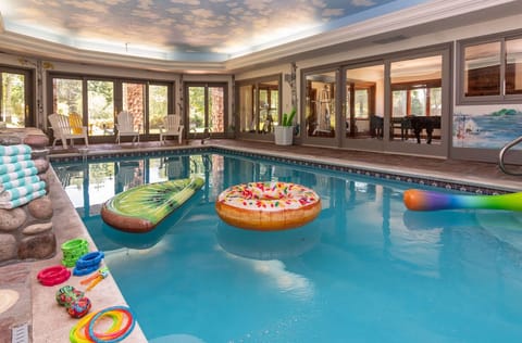 Indoor pool, a heated pool