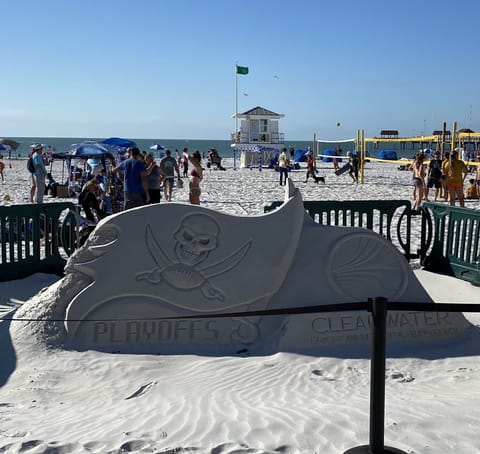 Beach nearby, beach towels