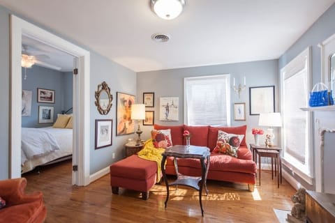 Cozy living area with lots of flair