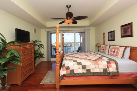 Master Suite with King bed and Hardwood Flooring. Direct Access to Balcony