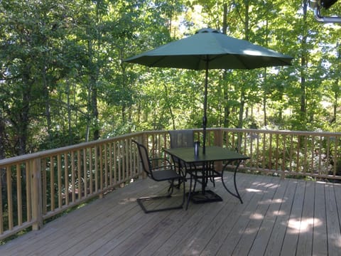 Enjoy grilling or just relaxing on the spacious and very private deck.
