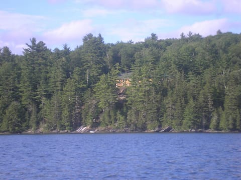 Private cabin on 16 acea and 815 feet of water frontage. Very private.