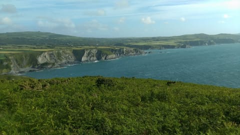 Sea view from nearby headland