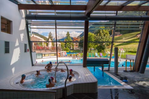 Indoor pool, a heated pool