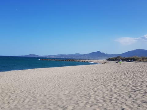 On the beach