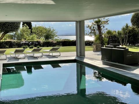 Indoor pool, a heated pool