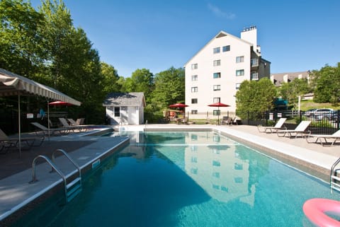 Indoor pool, outdoor pool