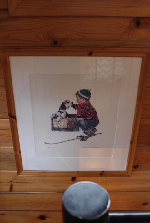 Norman Rockwell's little skier.