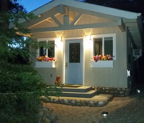 If you arrive late in the evening, we'll leave the porch light on for you.  