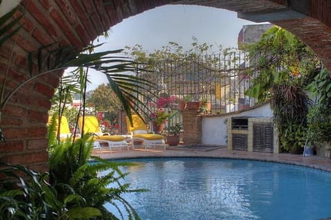 Indoor pool, outdoor pool