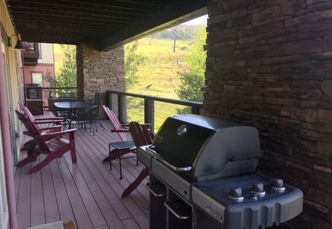 Our deck is so big that other properties use our photos to show off the Ranch <3