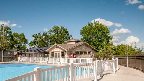 Indoor pool, outdoor pool