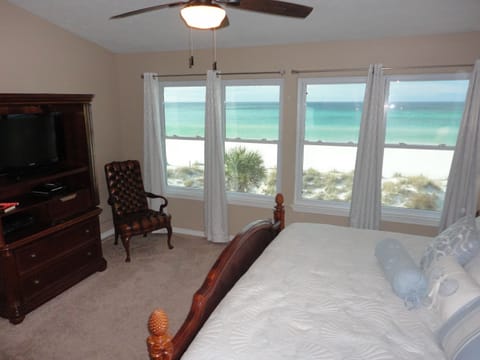 Master bedroom with gorgeous view