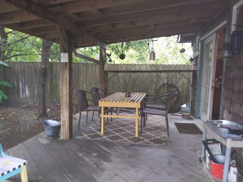 Back covered patio
