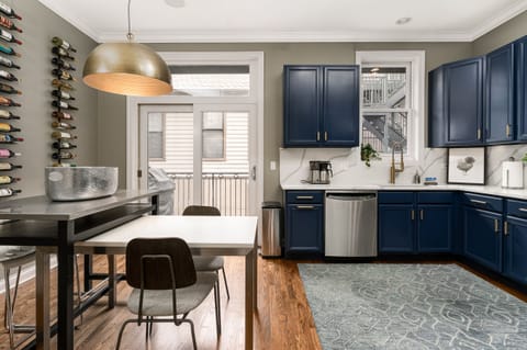 Fully Furnished and Stocked Chef's Kitchen! Gather with your Group in this Stunning Space, Weber Grill on the Balcony, Kitchen Essentials and Coffee/Tea Provided