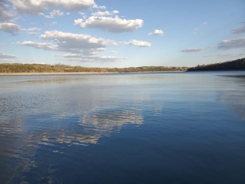 clean, clear blue water