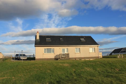 View towards front of house which overlooks the sea