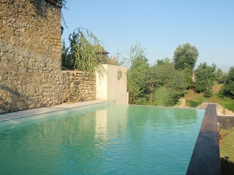 Outdoor pool, an infinity pool